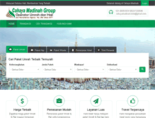 Tablet Screenshot of cahayamadinah.com